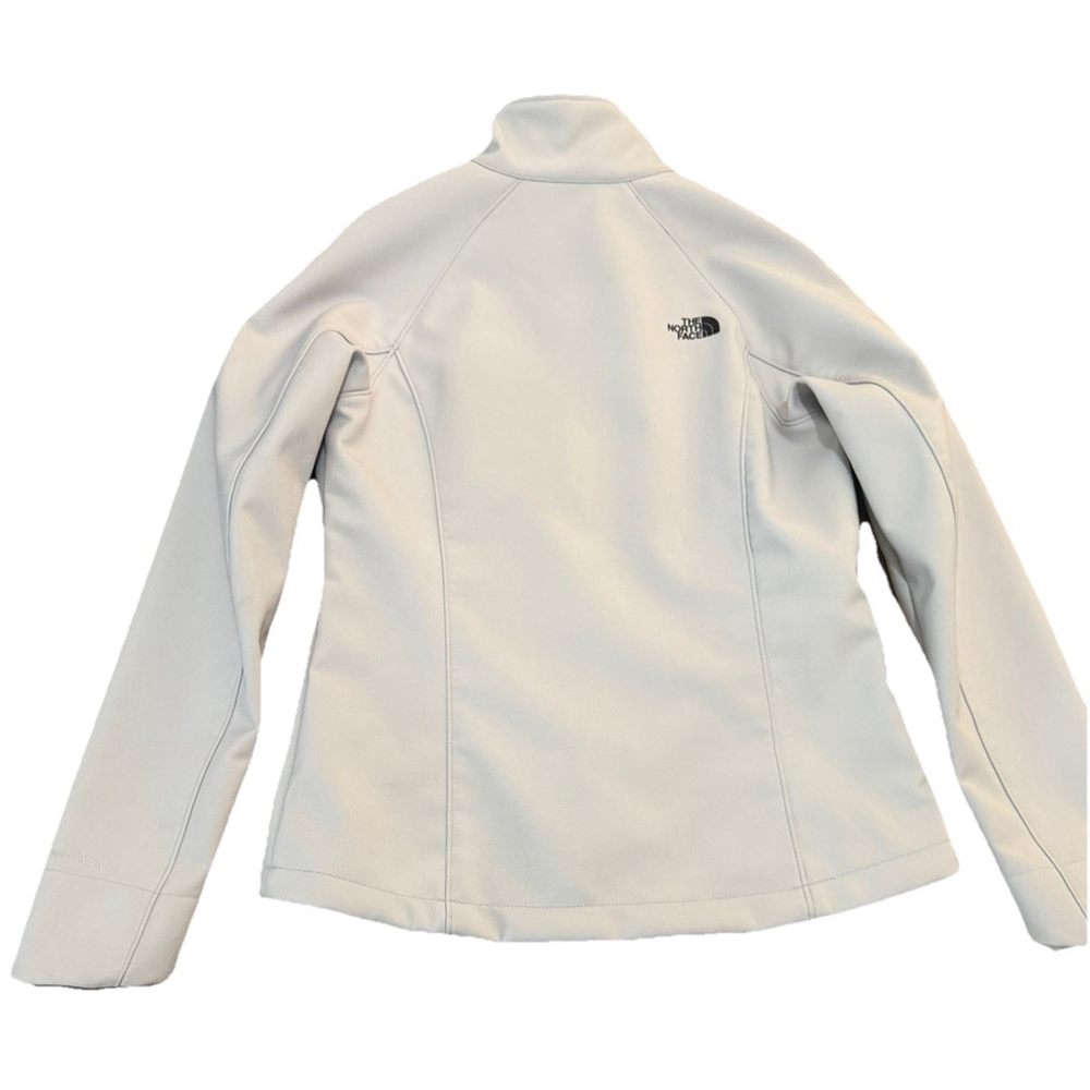 The North Face Windwall Soft Shell Full Zip Jacket Stone Grey Women's | Med $160 - Picture 2 of 10